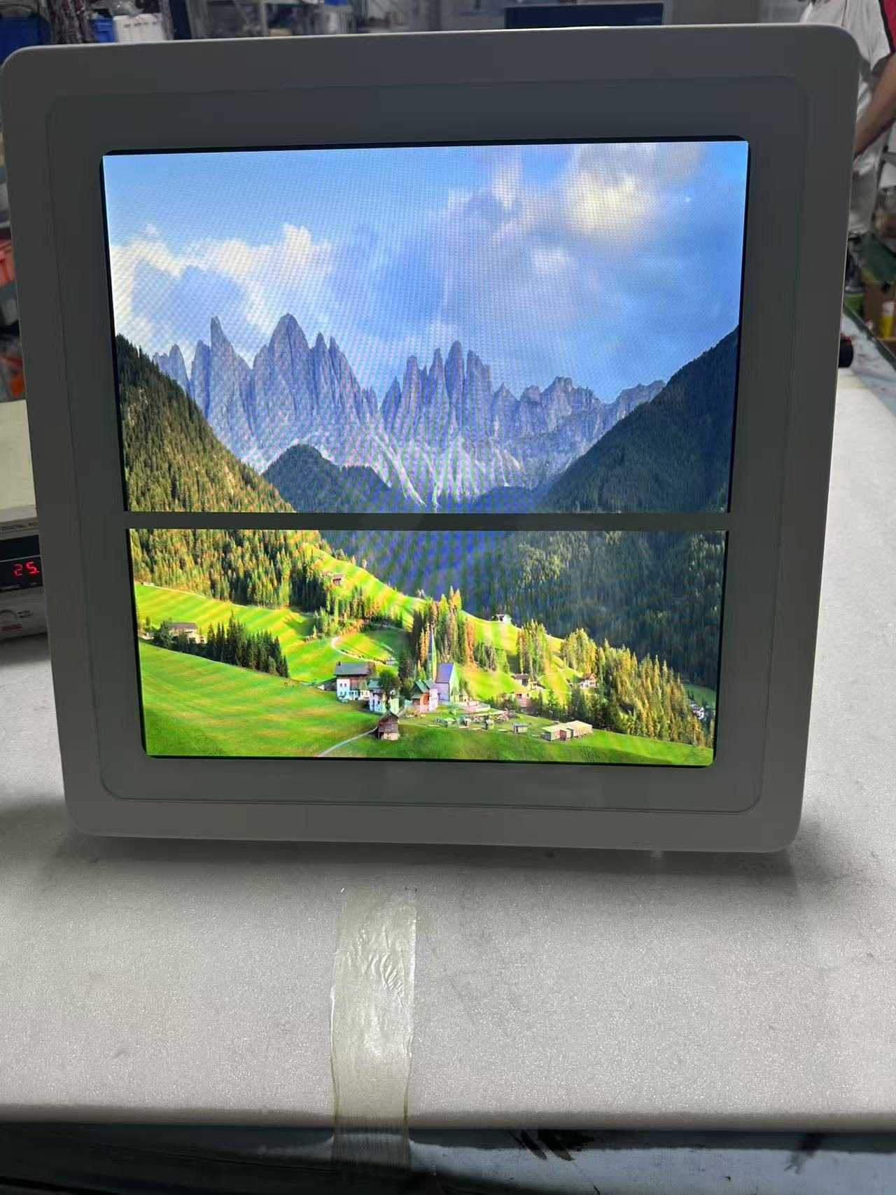 Monitor de tacto cuadrado de 19.2 pulgadas Escritorio montado en la pared de doble propósito