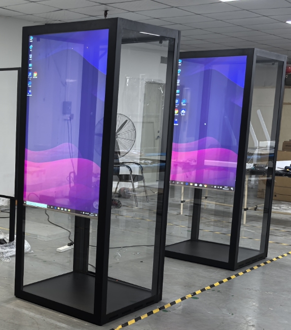 55 pulgadas Toque Toque Pantalla de pantalla OLED transparente
