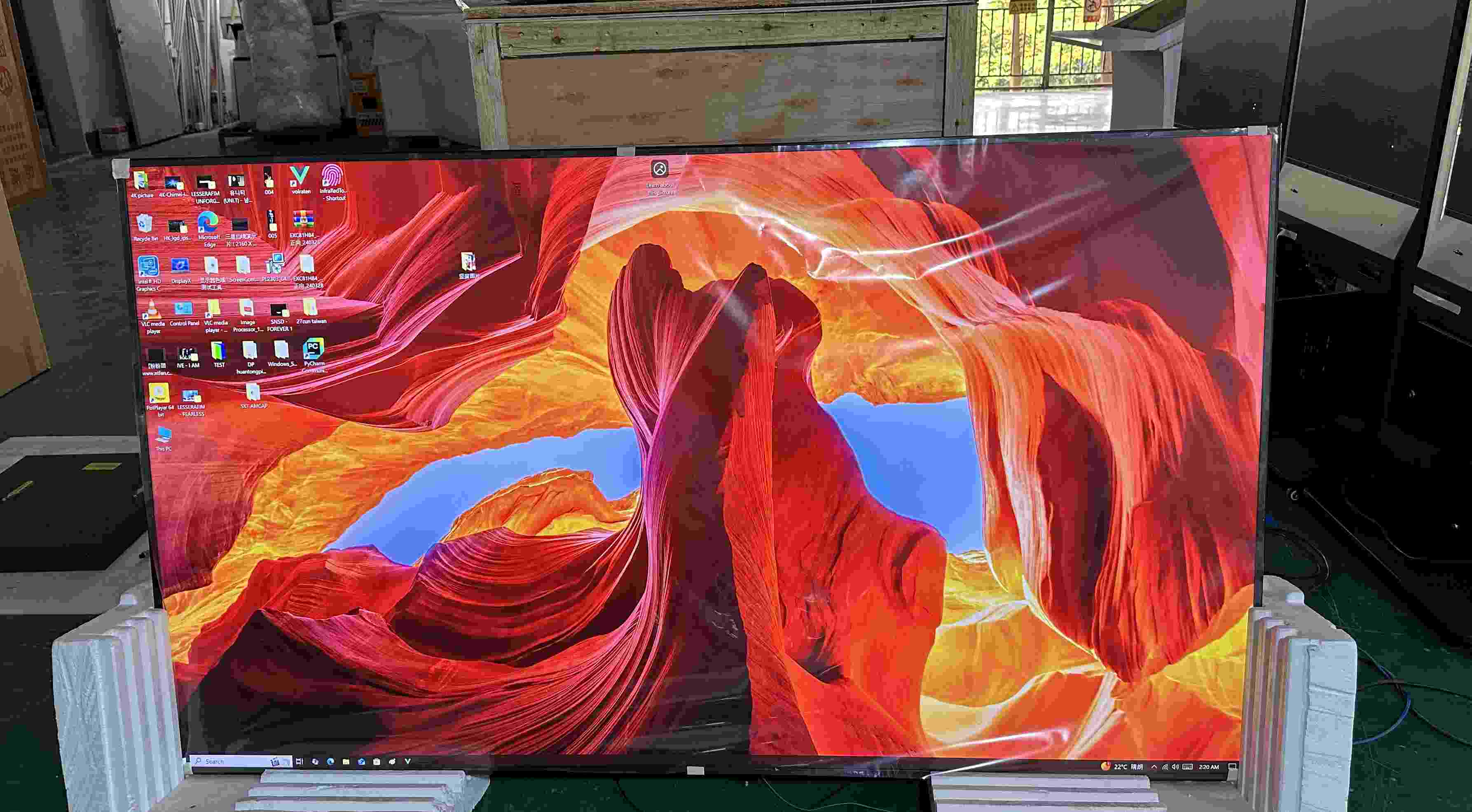 Monitor de pantalla táctil interactiva de panel plano LG 4K LED de 86 pulgadas