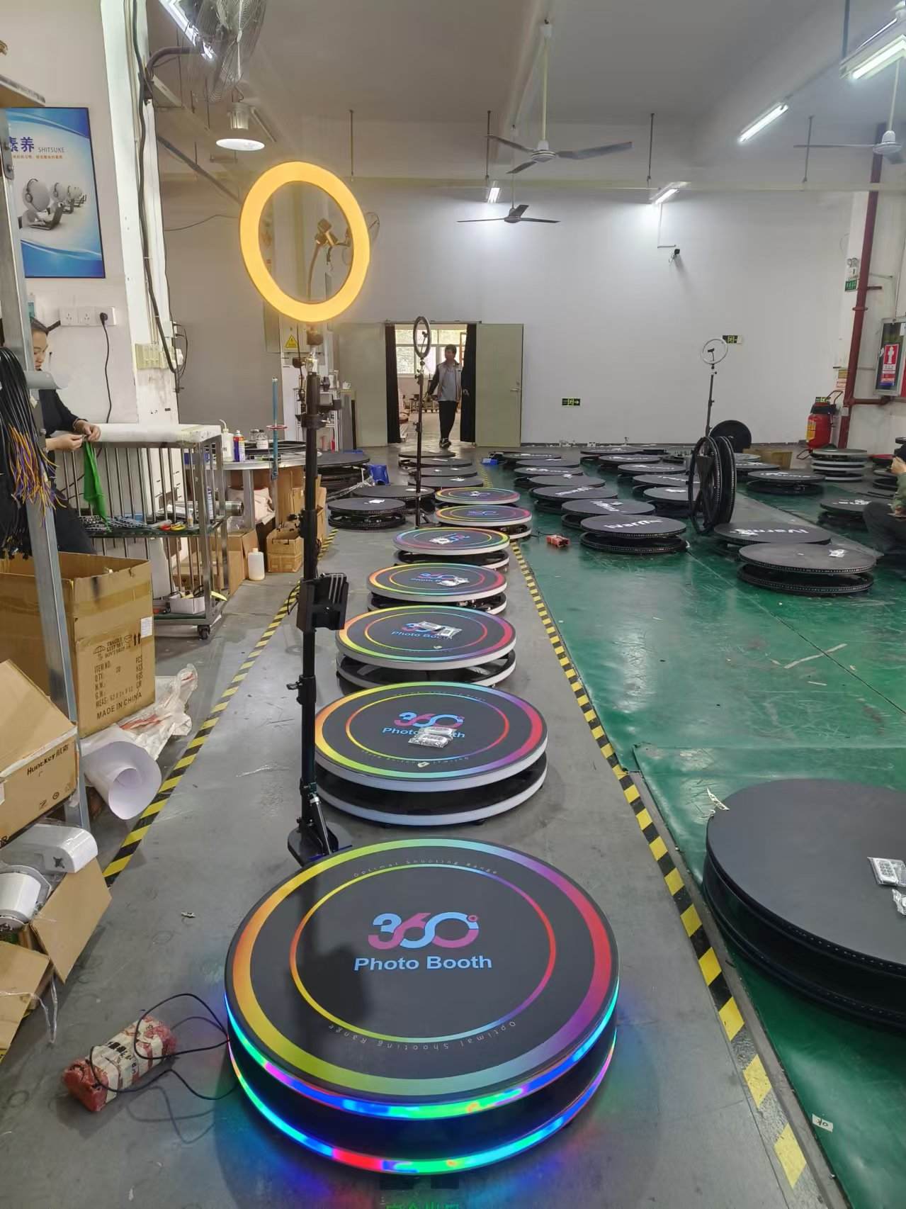 Cabina de fotografía automática de la cámara 360