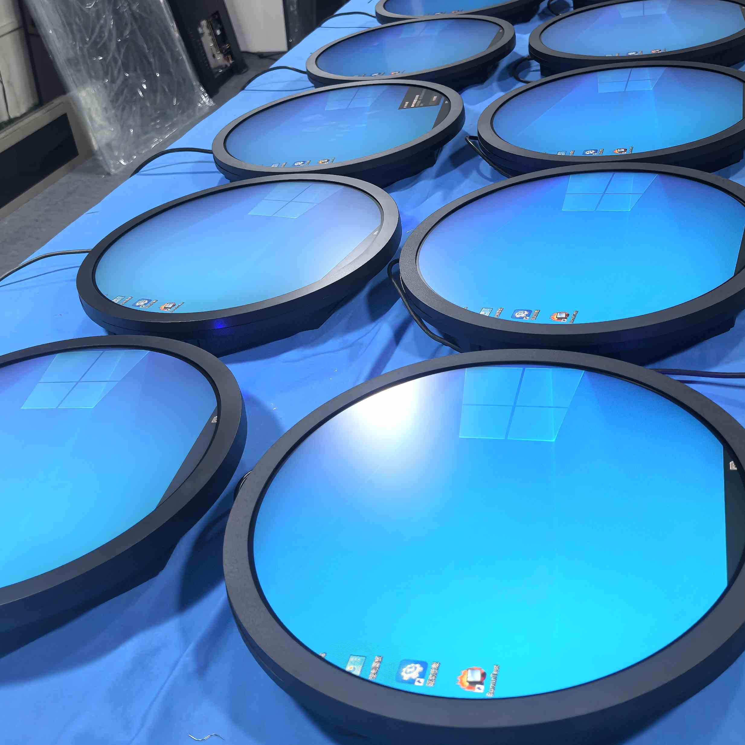 Circular de 23.6 pulgadas LCD Touch Touch Touch